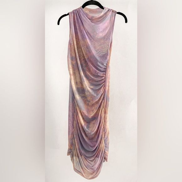 ZARA WOMAN NWT SHORT PRINTED TULLE DRESS 3056/338/054/015 - Picture 2 of 11